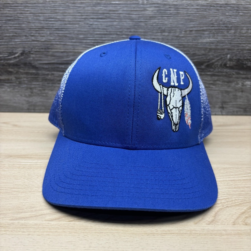 Cody Noble Photography Hat Cap Snap Back Blue Richardson Trucker Skull Rodeo